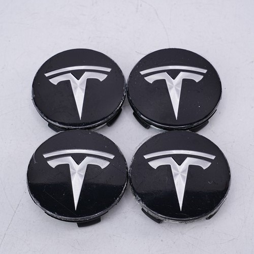 4pcs tesla black silver - tesla,